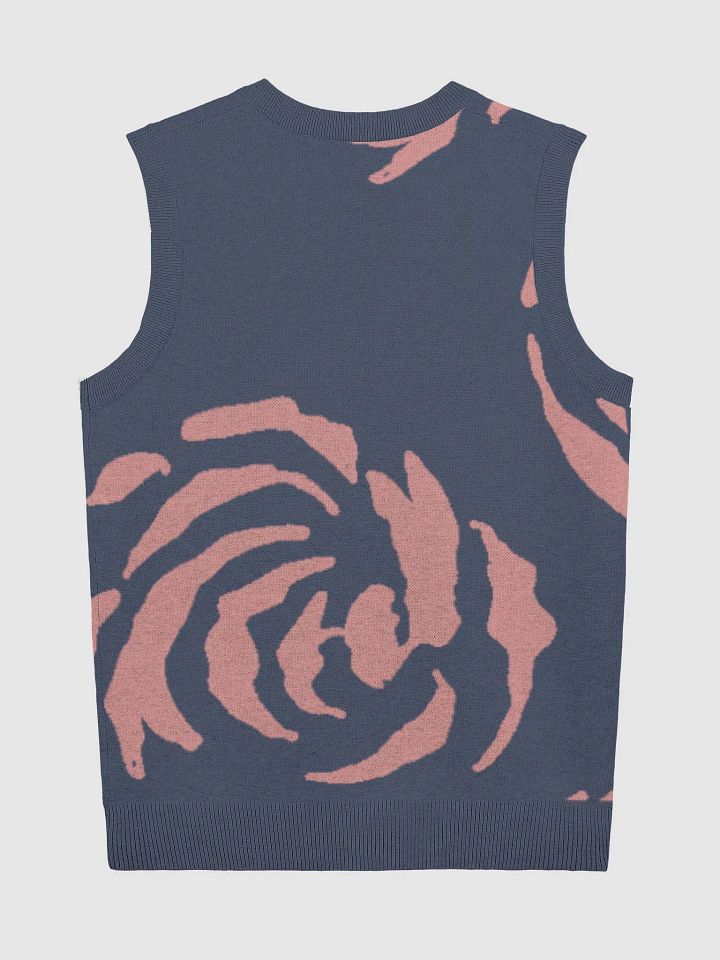 Rose Jacquard V-Neck Vest product image (10)