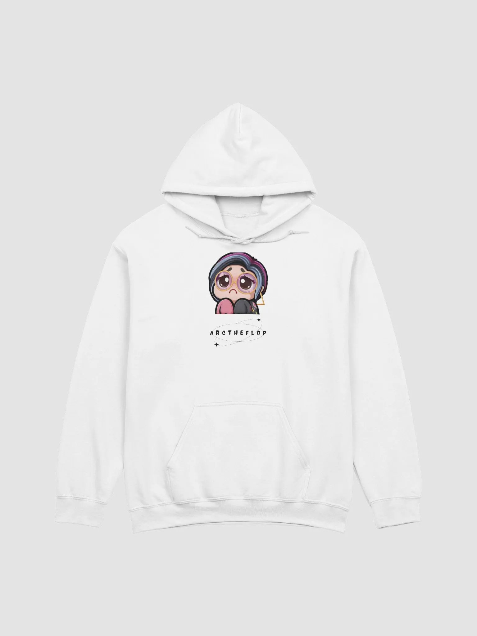arc yui beg white hoodie product image (1)