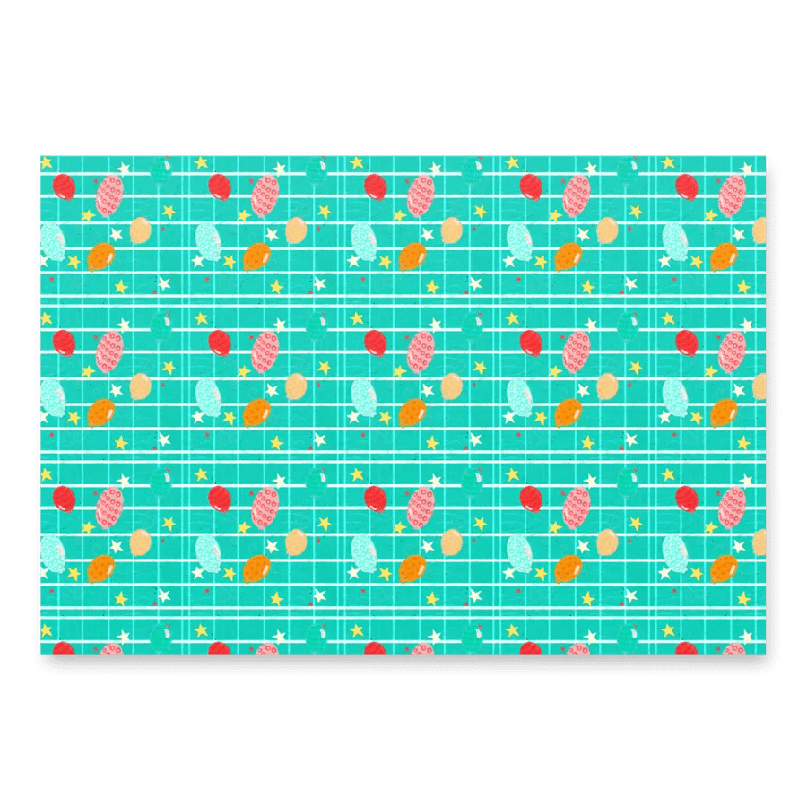 Animal Birthday Party Wrapping Paper product image (2)