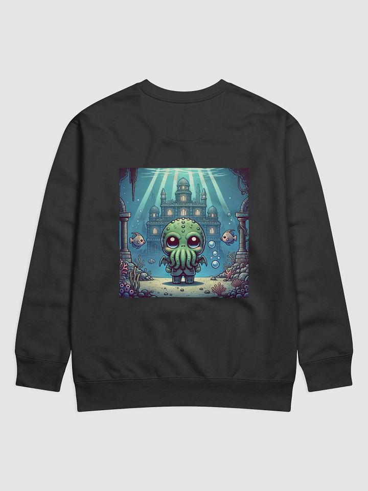 Chibi Cthulhu Long Sleeve Shirt – Cute Cosmic Horror product image (2)