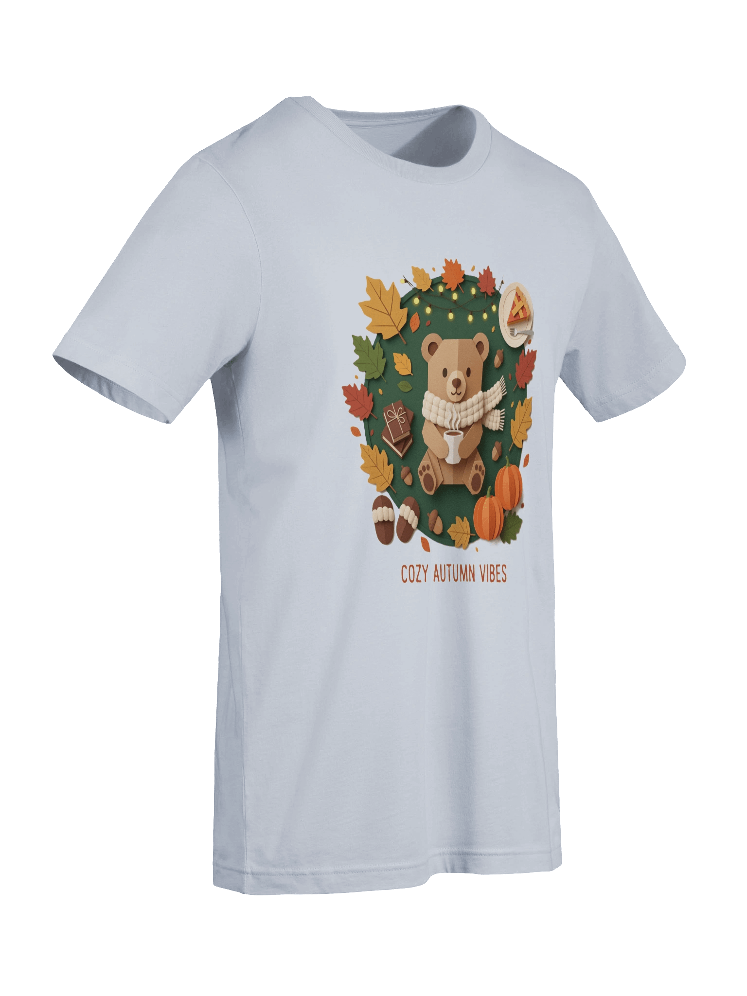 Cozy Autumn Vibes Bear T-Shirt product image (9)