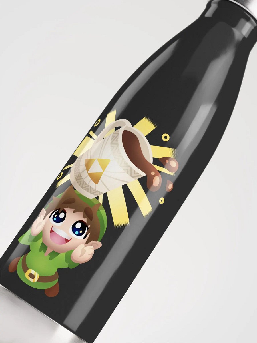 Steel Water Bottle (Coffee Graphic) product image (5)