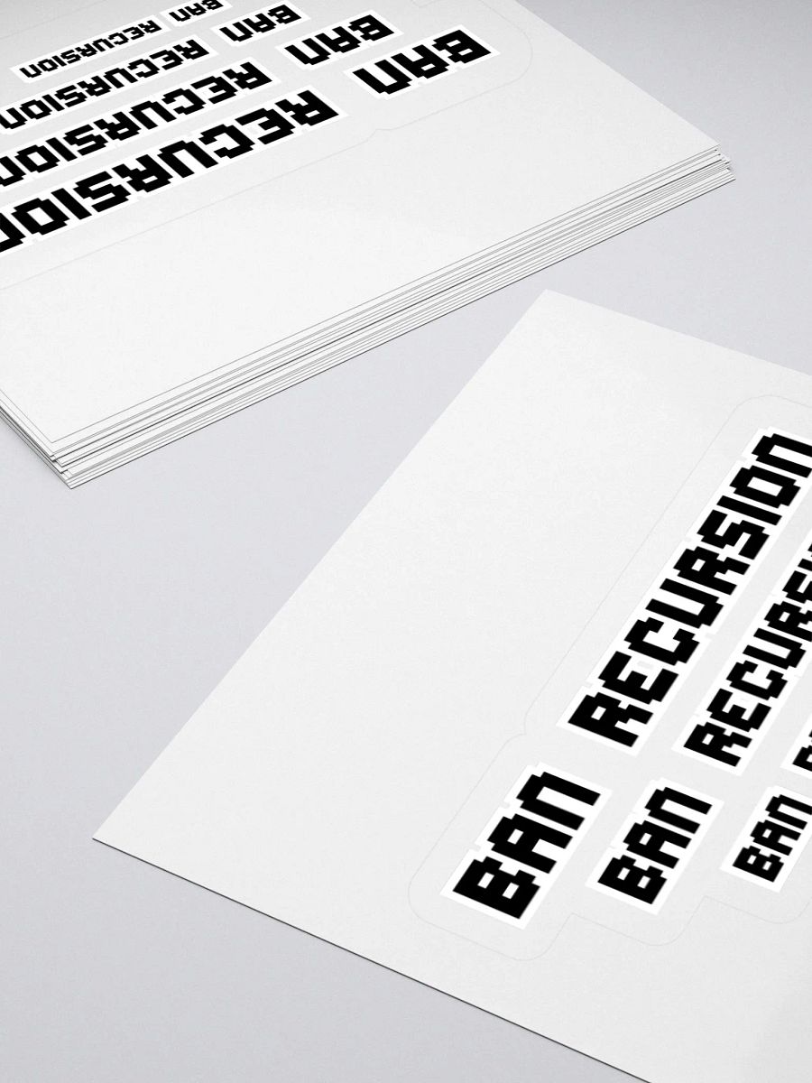 Ban Recursion Stickers product image (4)