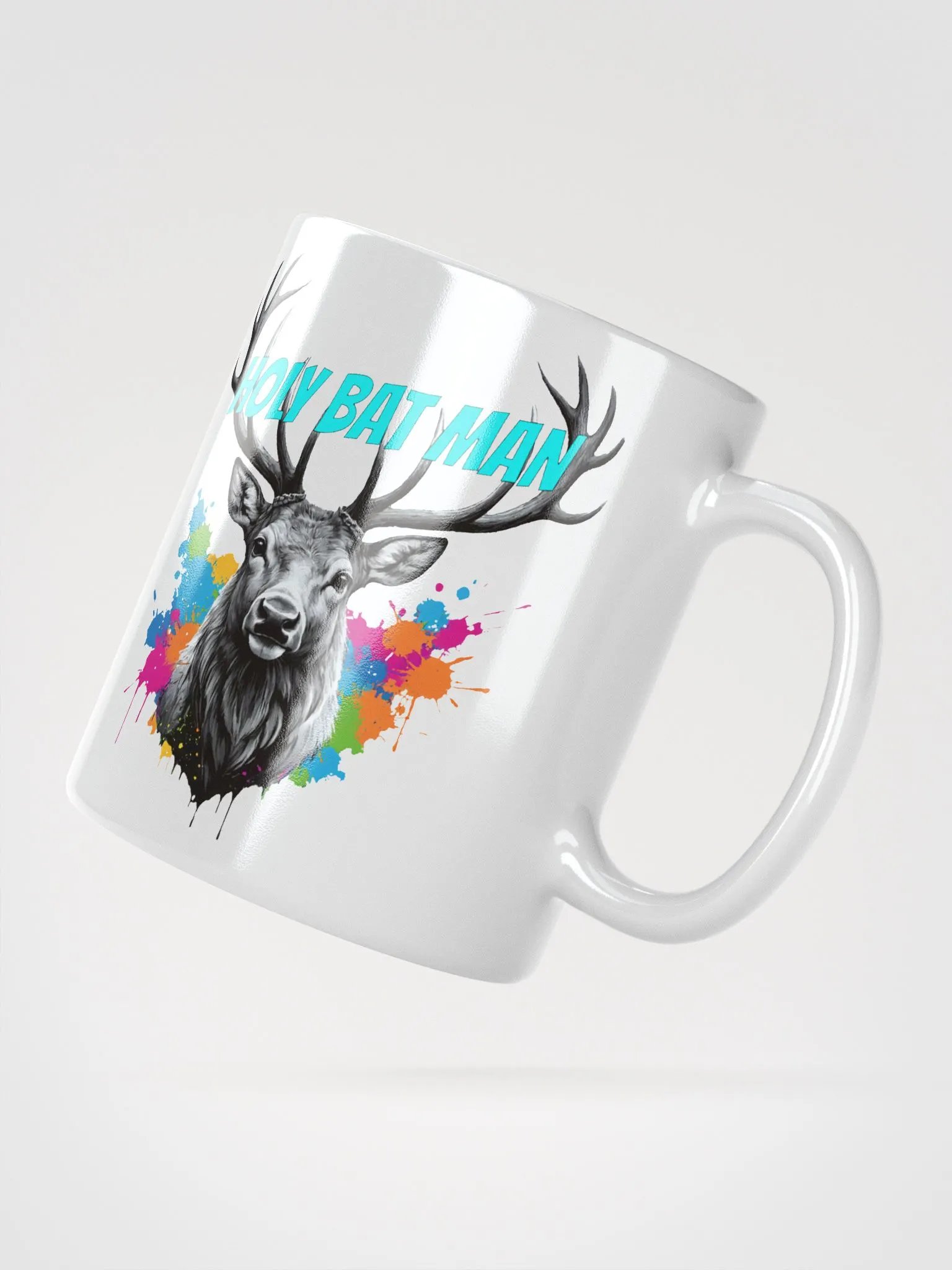 Holy Bat Man Mug White 11oz product image (2)