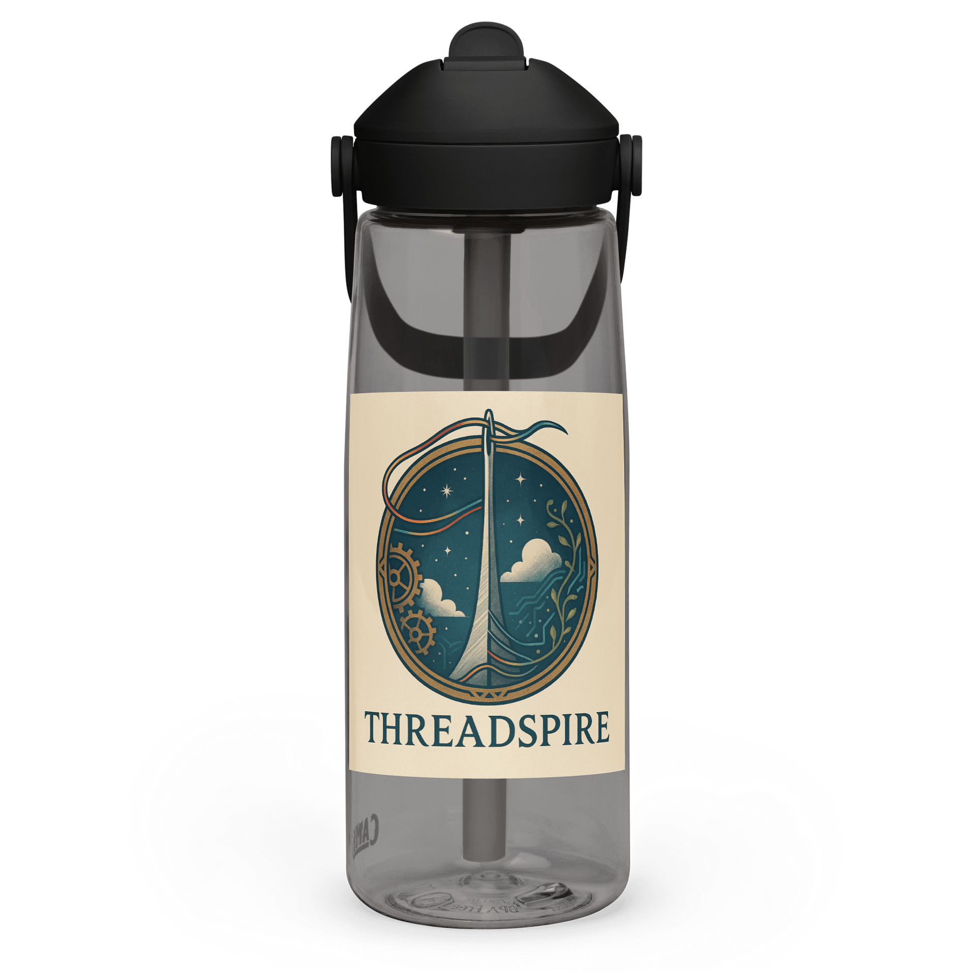 Threadspire Emblem Flip Straw Water Bottle product image (3)