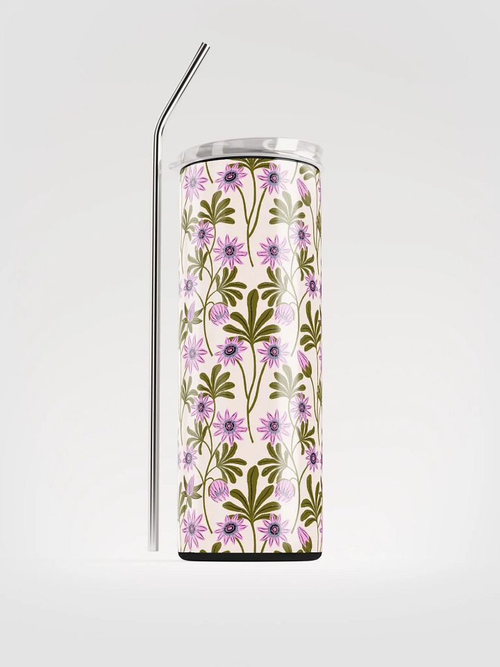 Passion Blooms - Pink and Green - Tumbler product image (1)