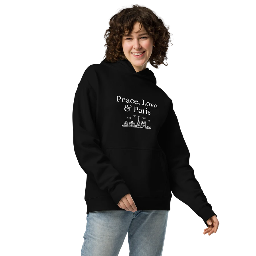 Peace, Love and Paris with Monuments Unisex Oversized Hoodie product image (4)