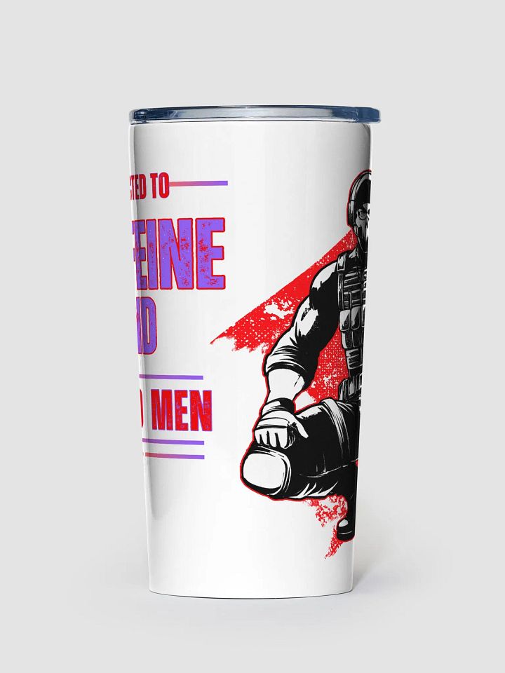 Addicted to Caffeine and Masked Men - Insulated Mug product image (1)