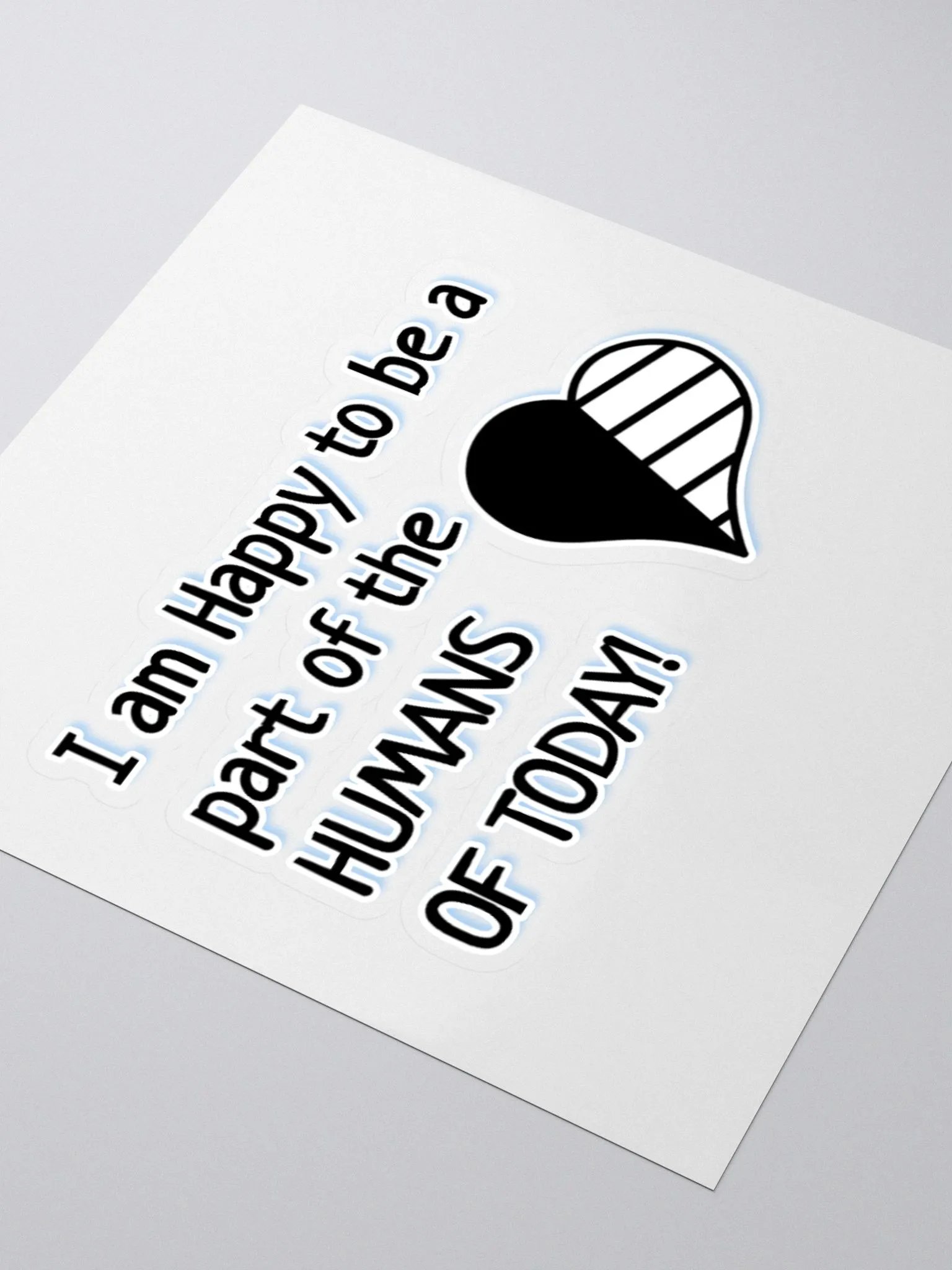 Humans Of Today [Blue] Sticker product image (3)