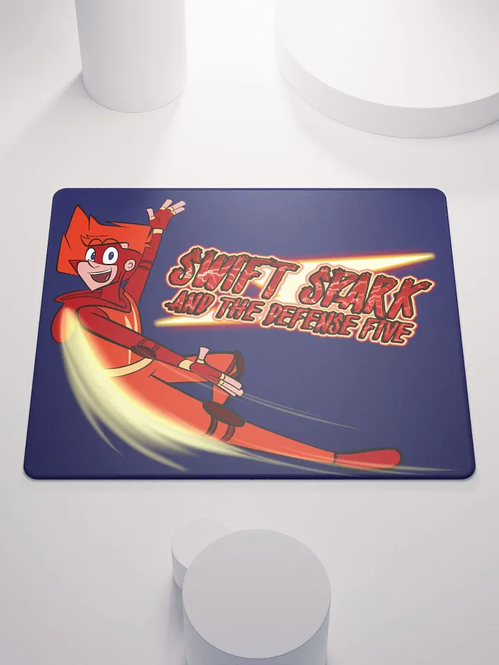 Swift Spark and the Defense Five: Swift Spark Flying Gaming Mouse Mat product image (2)