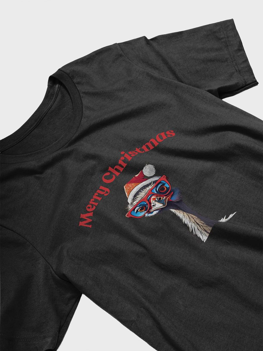Festive Emu Merry Christmas T-Shirt - Red product image (3)