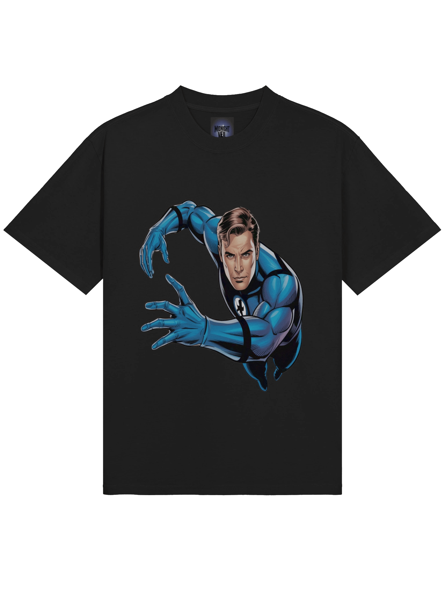 Mister Fantastic Elastic Eclipse Oversized Faded T-Shirt – Stretch Sentinel Surge product image (5)