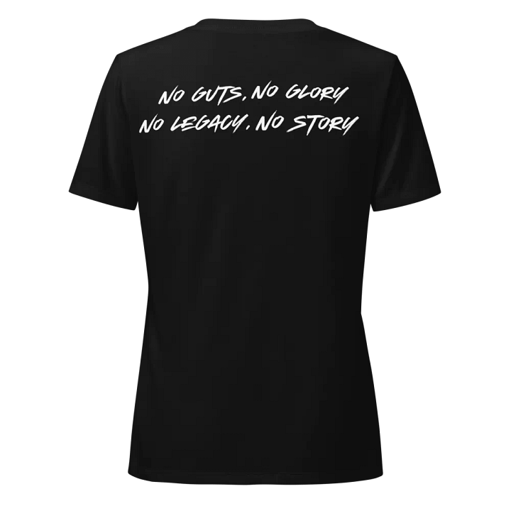 Woman's V Neck | Black | White/Purple product image (2)