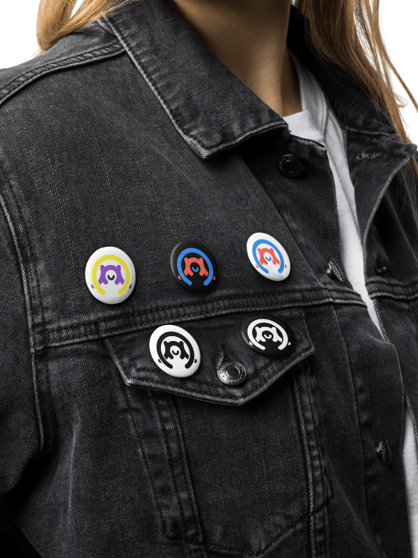 AMU Set of 5 Pin Buttons product image (7)
