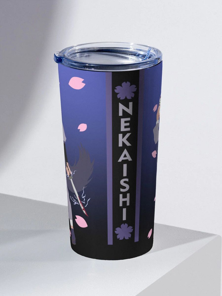 20oz Stainless Steel Tumbler - LowPro | Dark Mode | Blue Fade product image (3)