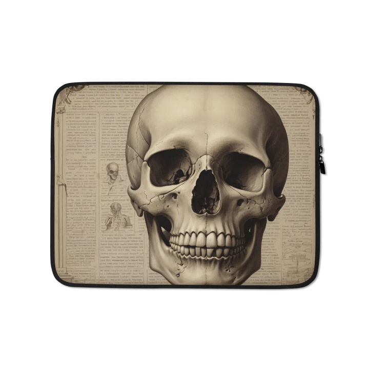 Vintage Anatomy Laptop Sleeve product image (1)
