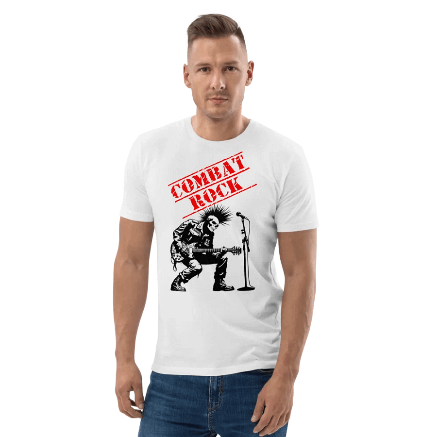COMBAT ROCK PUNK GUITAR PLAYER SHIRT product image (4)