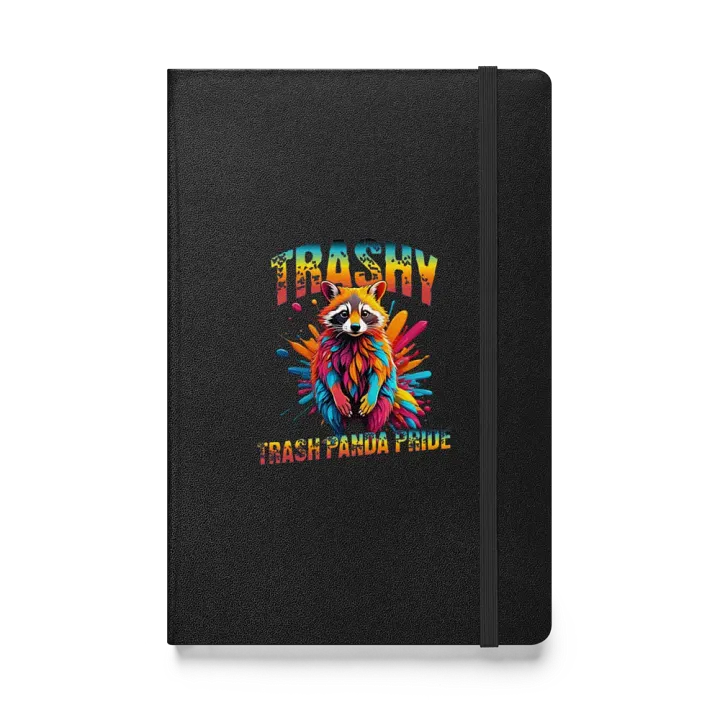 Trashy Trash Panda Pride Raccoon Hardcover Journal product image (1)