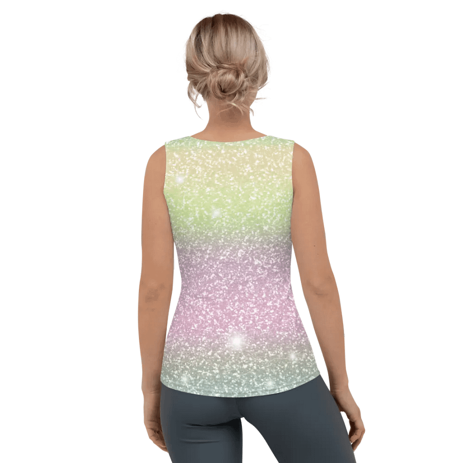 Glitter Unicorn Texture Design Tank Top (12) product image (4)