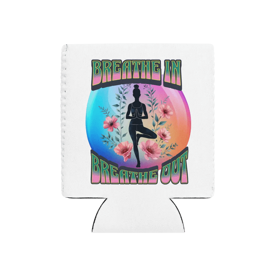 Breathe In Breathe Out Yoga Zen Can Cooler product image (1)