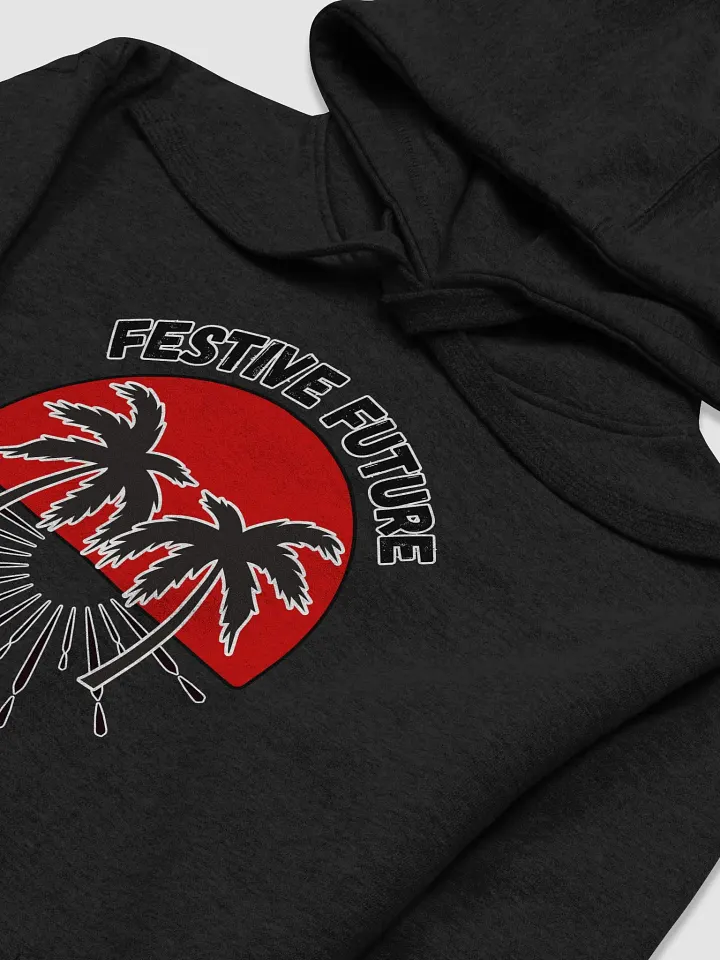 Festive Future - Sunset Beach Scene Hoodie product image (11)