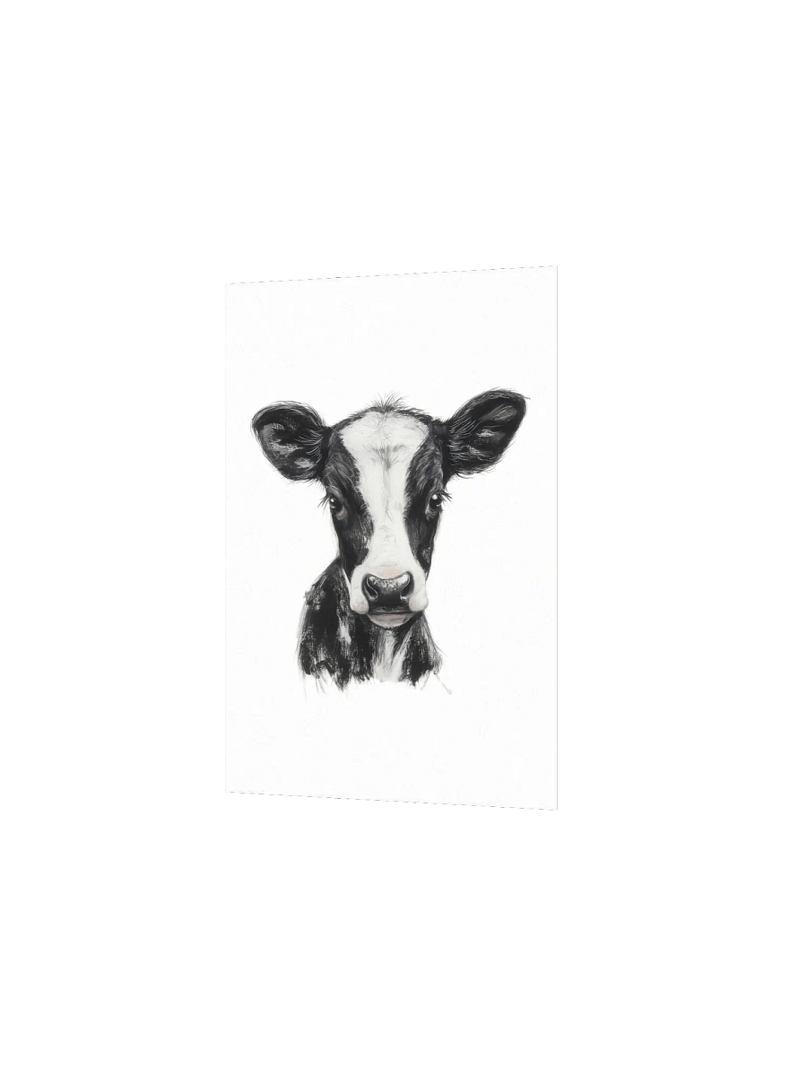 Cute Holstein Cow, Country Nursery Print product image (3)