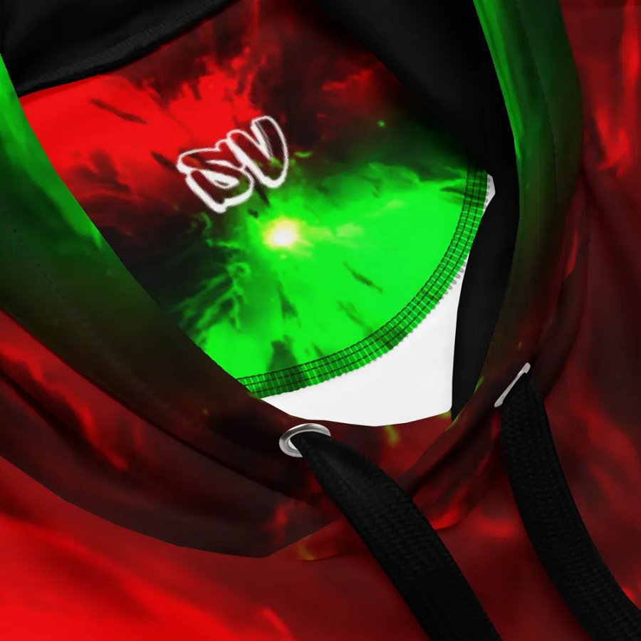 STRAIGHT VIBIN NEON COLOR FADE STYLE ICHIGO V ULQUIORRA HOODIE product image (11)
