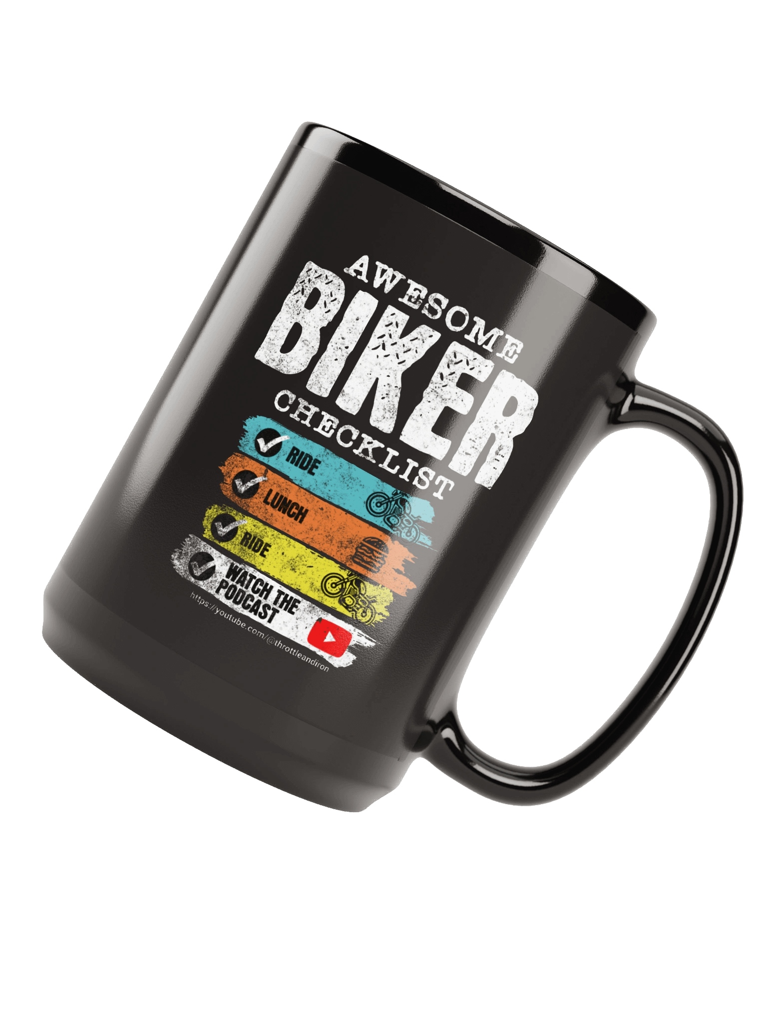Awesome Biker Checklist — 15oz Coffee Mug product image (4)