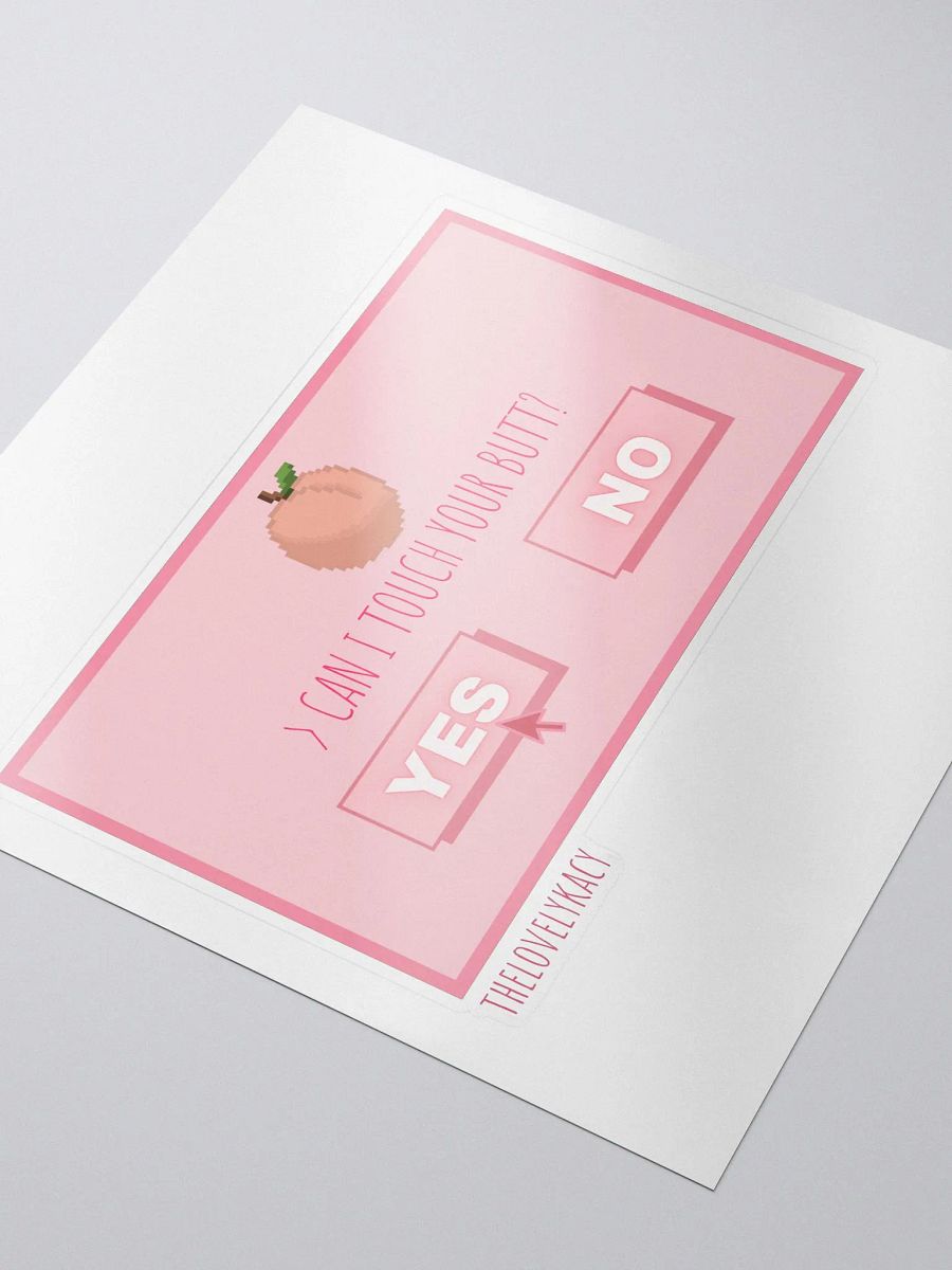 What's Up Peach? Sticker product image (3)