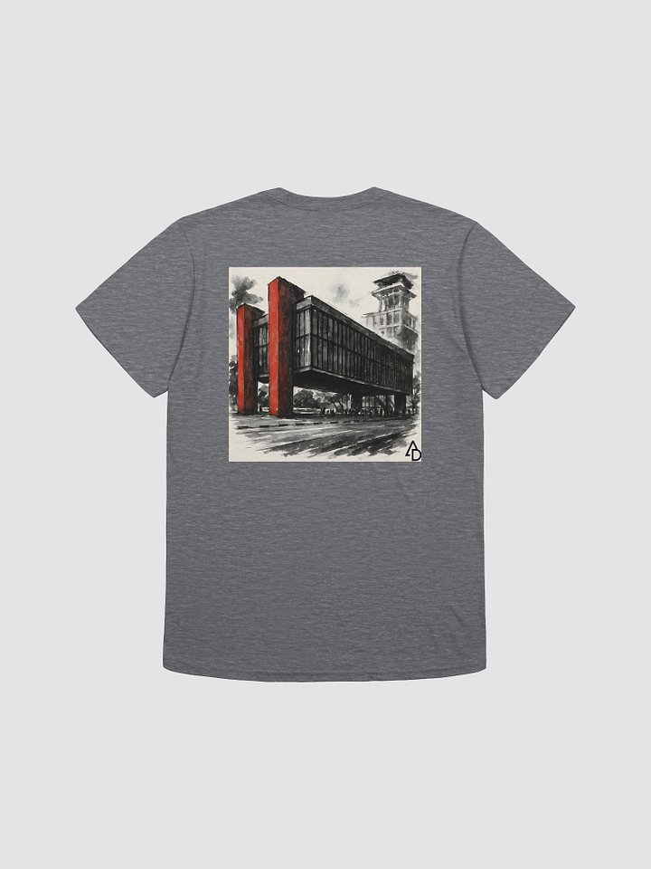 Urban Sketch T-Shirt – Modern Architecture Print | AD Apparel Streetwear product image (1)