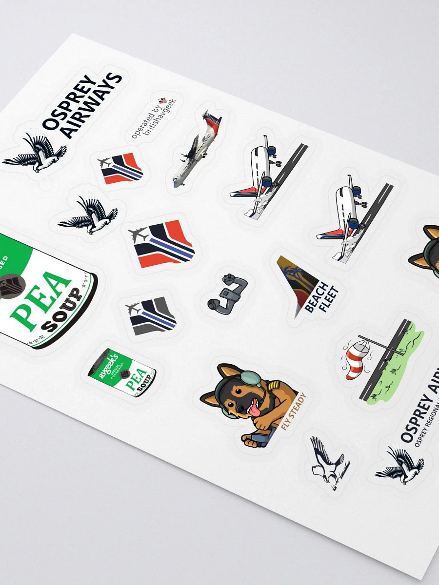 British Avgeek Sticker Pack product image (2)