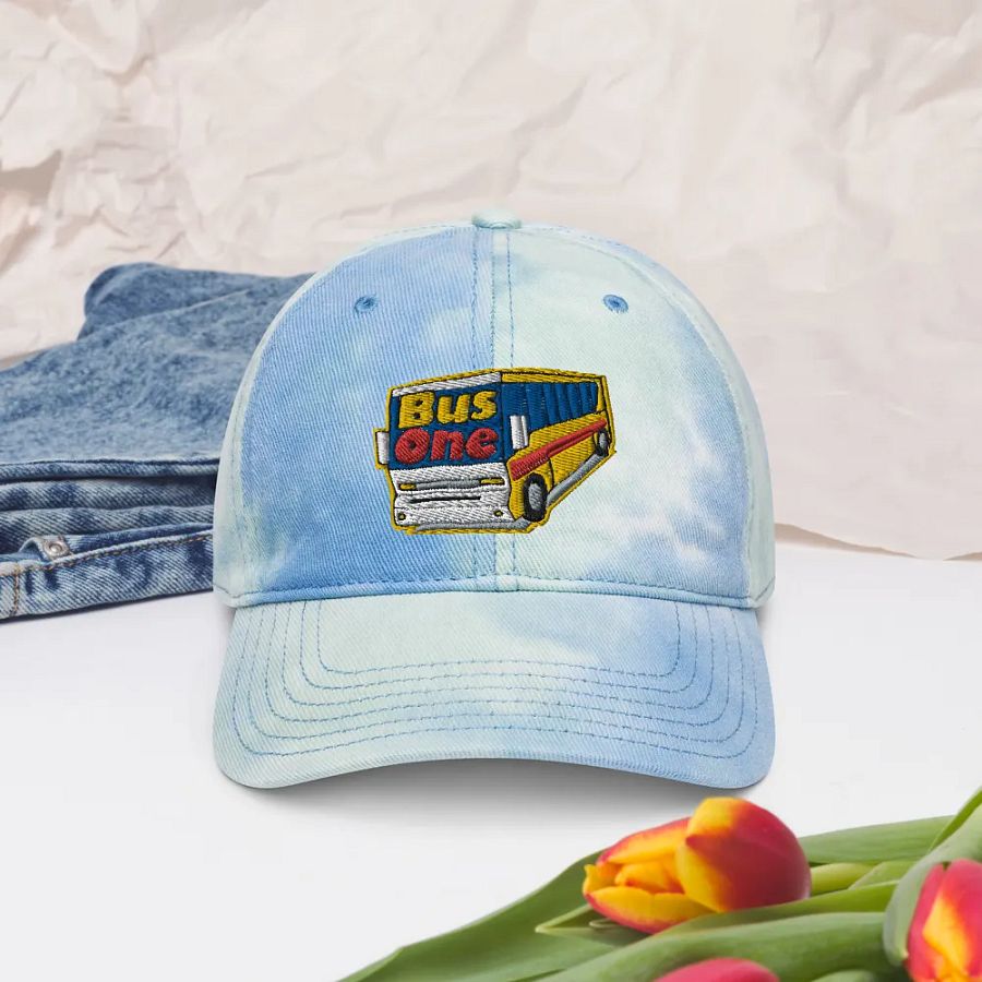 Tie Dye Bus One Trivia Hat product image (8)