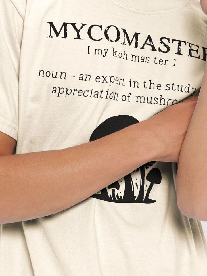 MYCOMASTER: Funny Mycology Foraging Definition Unisex T-Shirt - Perfect Gift for Mushroom Lovers product image (2)