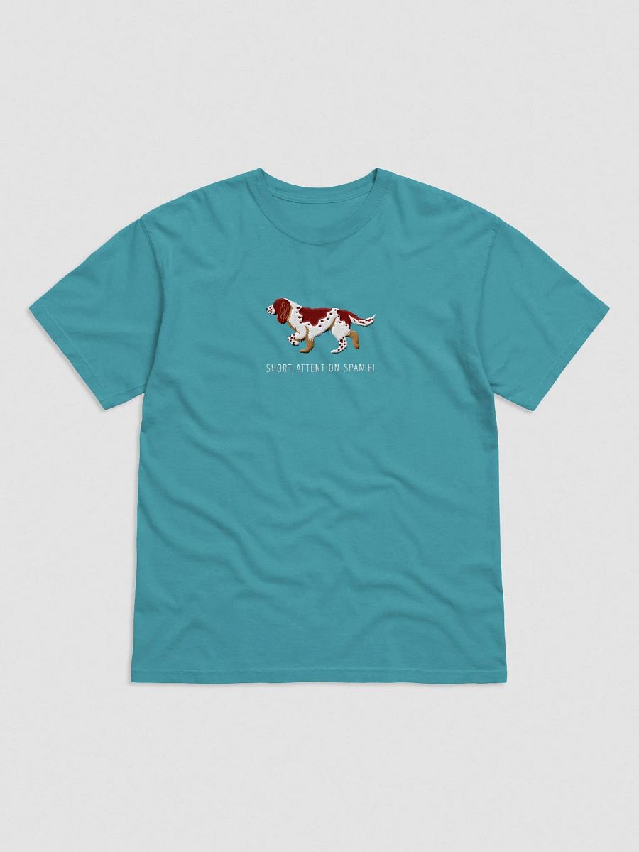 Short Attention Spaniel T-Shirt(Embroidered) of a Springer Spaniel product image (4)