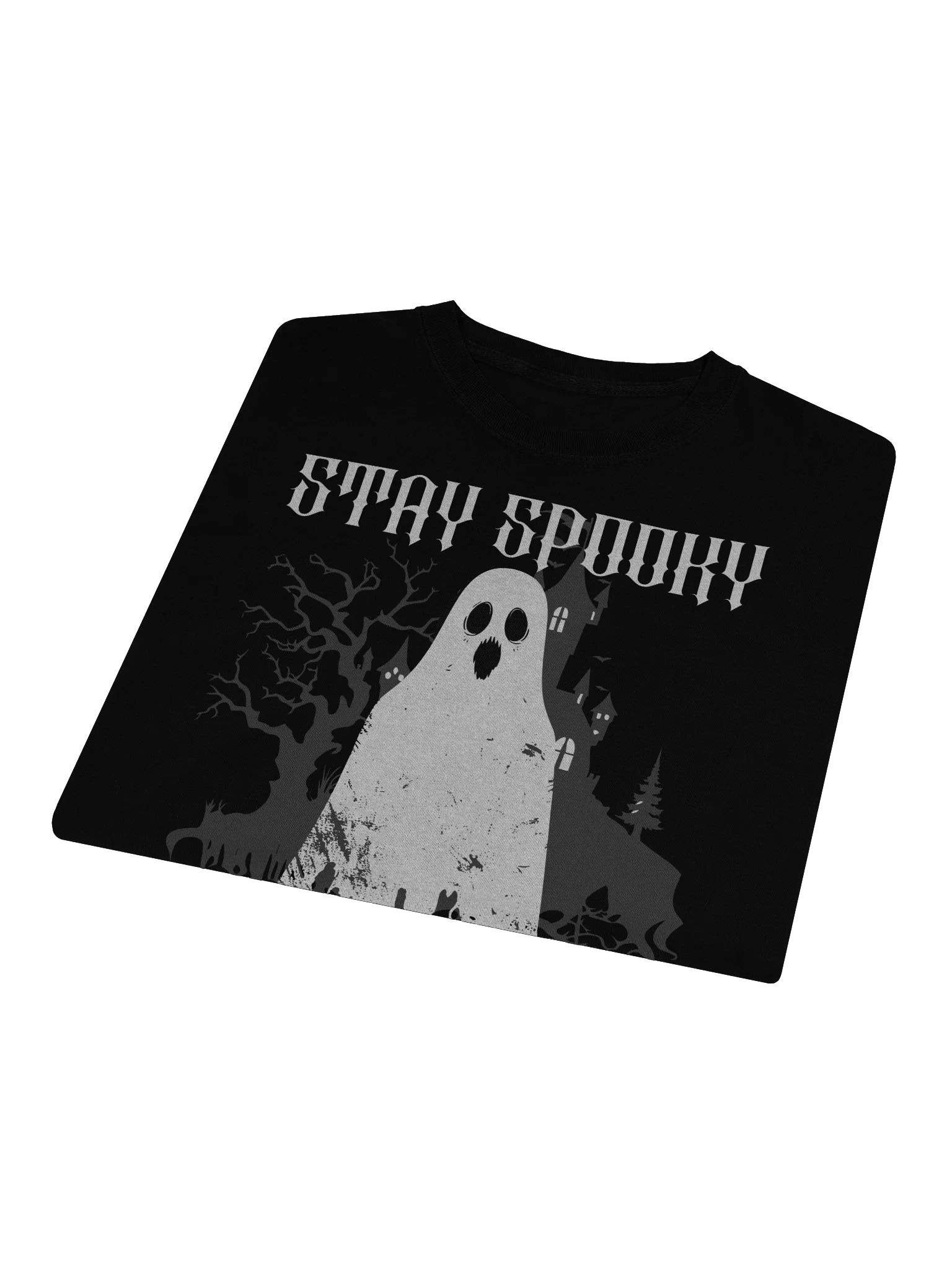 Stay Spooky Ghost Unisex Long Sleeve T-Shirt product image (3)