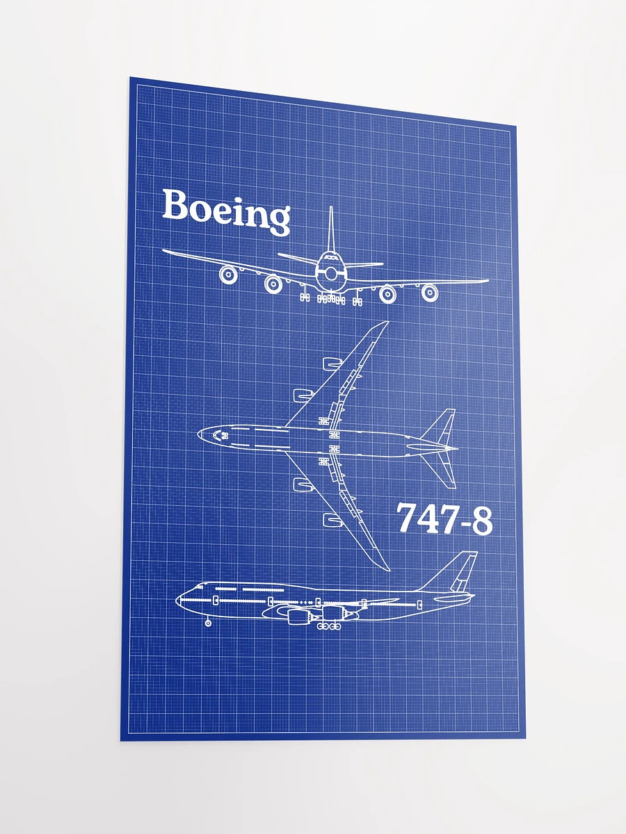 Boeing 747-8 Blueprint Paper product image (2)