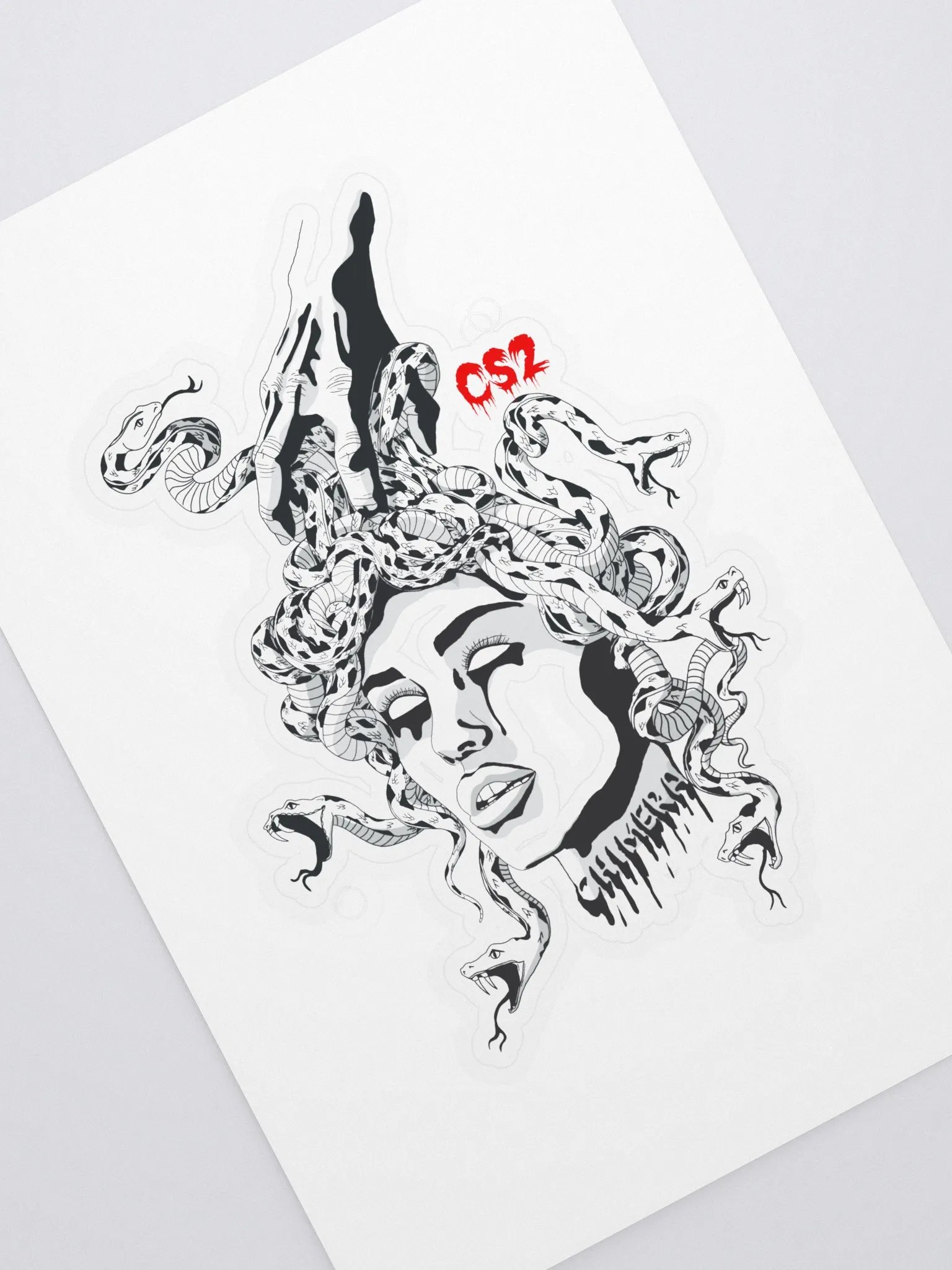 Monster Medusa Sticker product image (2)