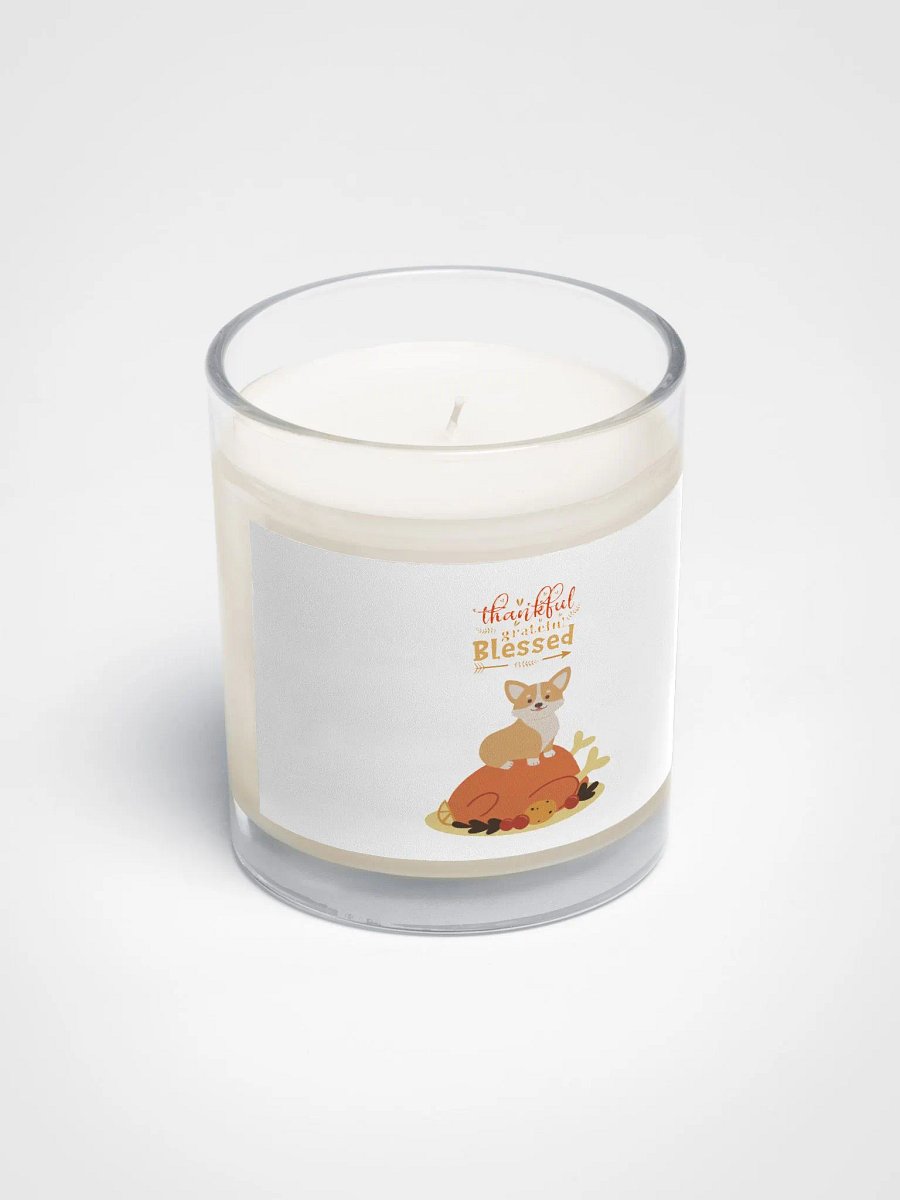 Grateful Paws Thanksgiving Corgi Soy Candle product image (2)