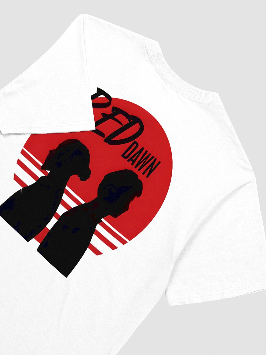 Red Dawn: Hamilton & Leclerc Ferrari F1 Duo Art - Iconic Motorsport Sunset Tee product image (4)