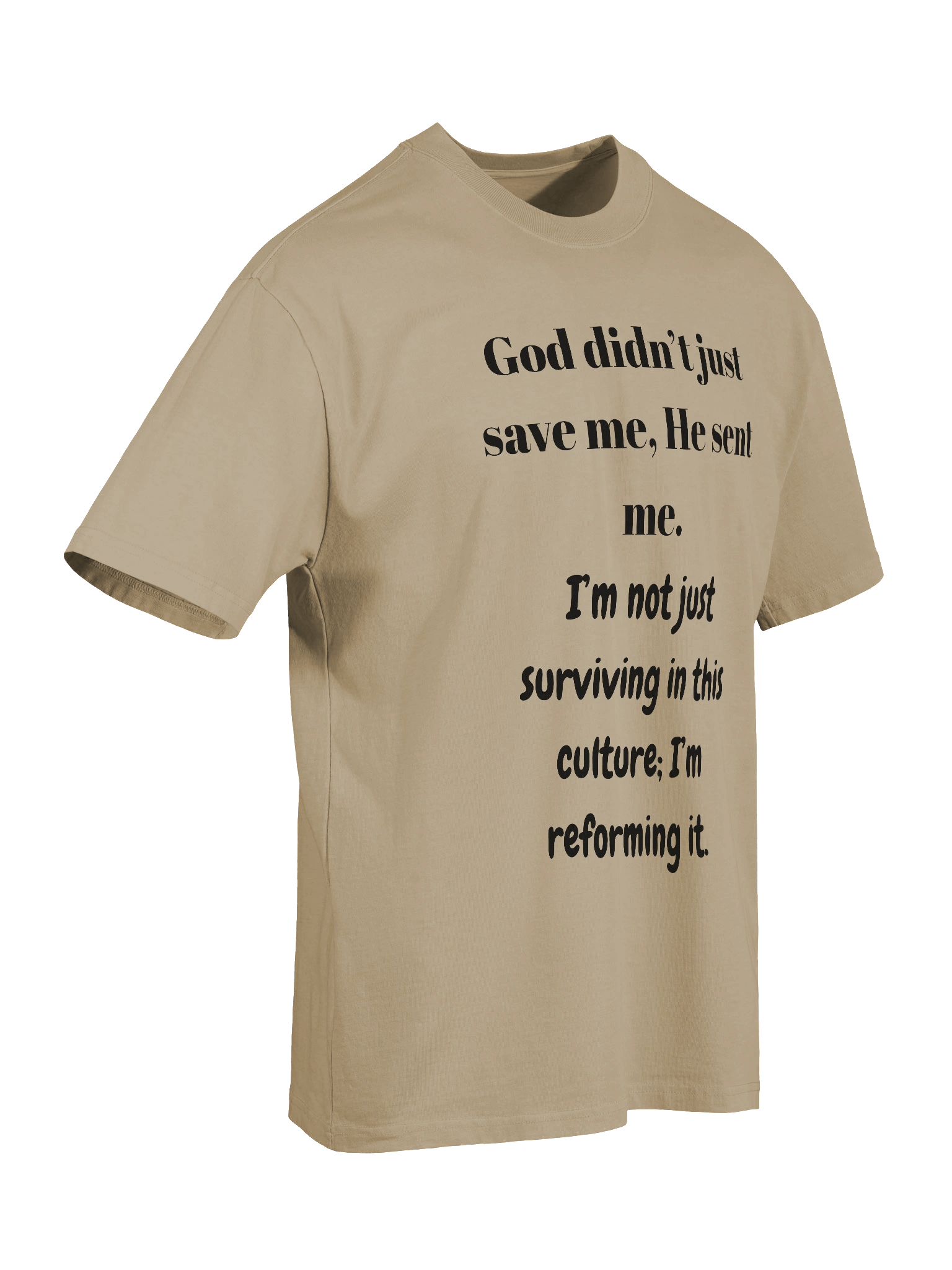 Embrace the Call Ethereal Black Oversized Tee product image (19)