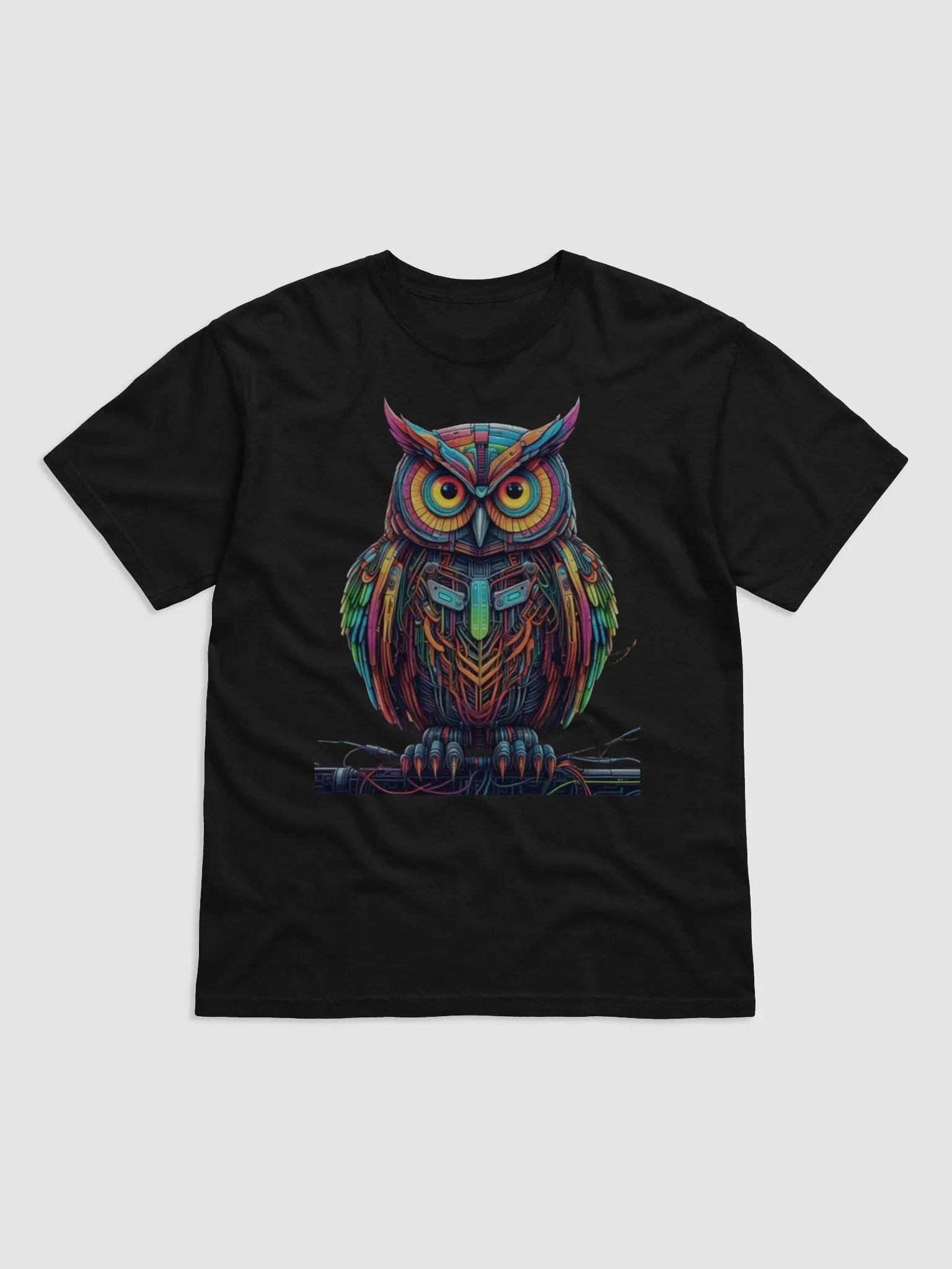 Owl Robot T Shirt product image (9)