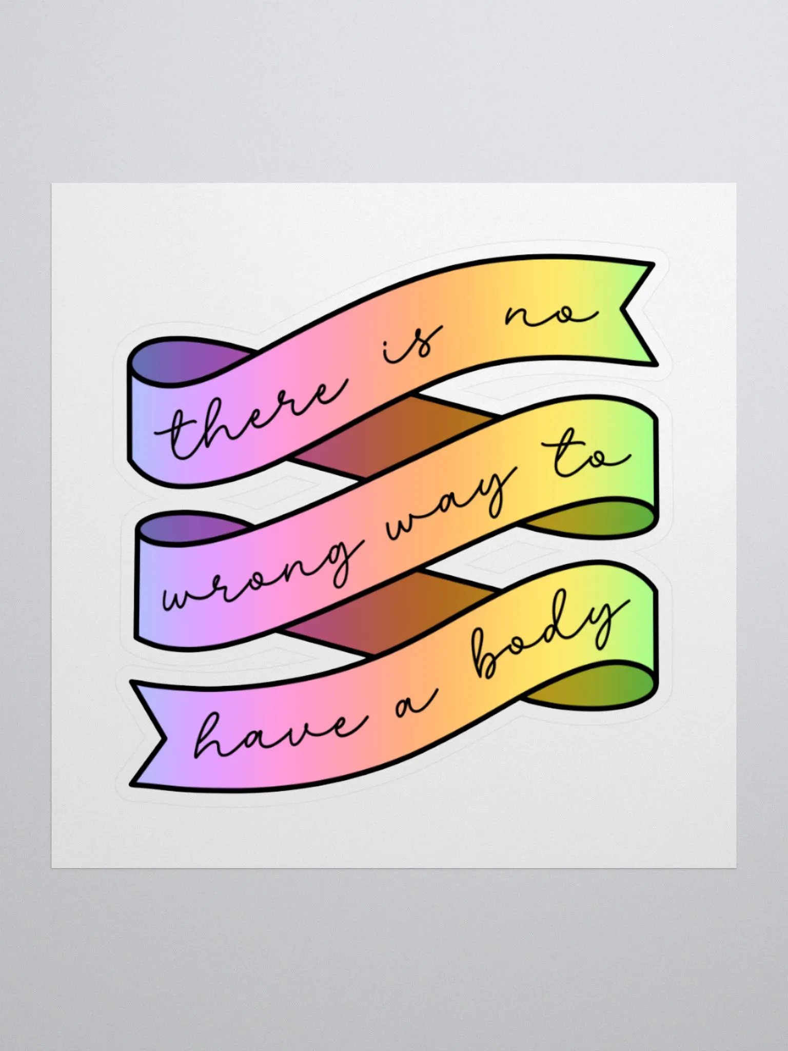 Body Positivity Sticker product image (1)