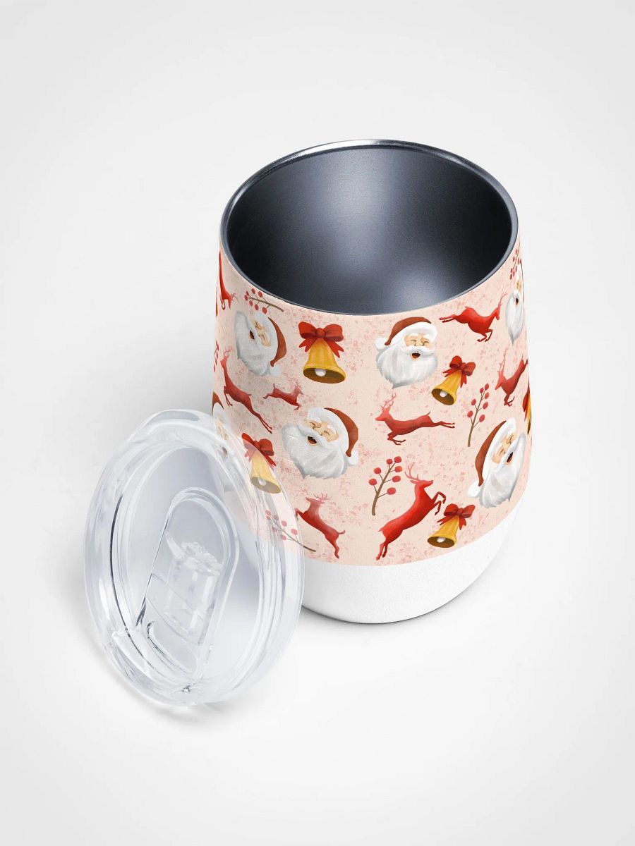 Rendier and Santa Design Christmas Festive Holiday Tumbler product image (3)