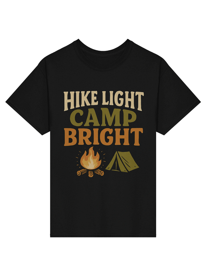HIKE LIGHT, CAMP BRIGHT ULTRALIGHT BACKPACKING T-SHIRT product image (4)