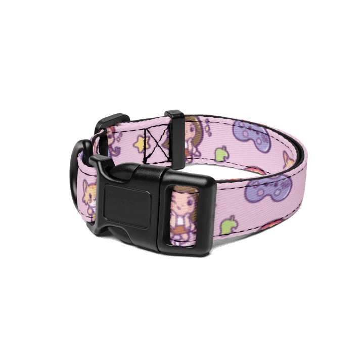 Alex & Tely Pattern Pet Collar - Pink product image (2)