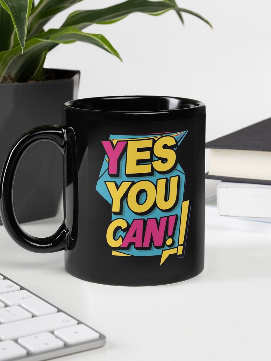 Life Is Too Short To Take Yourself Seriously Black Glossy Mug product image (2)