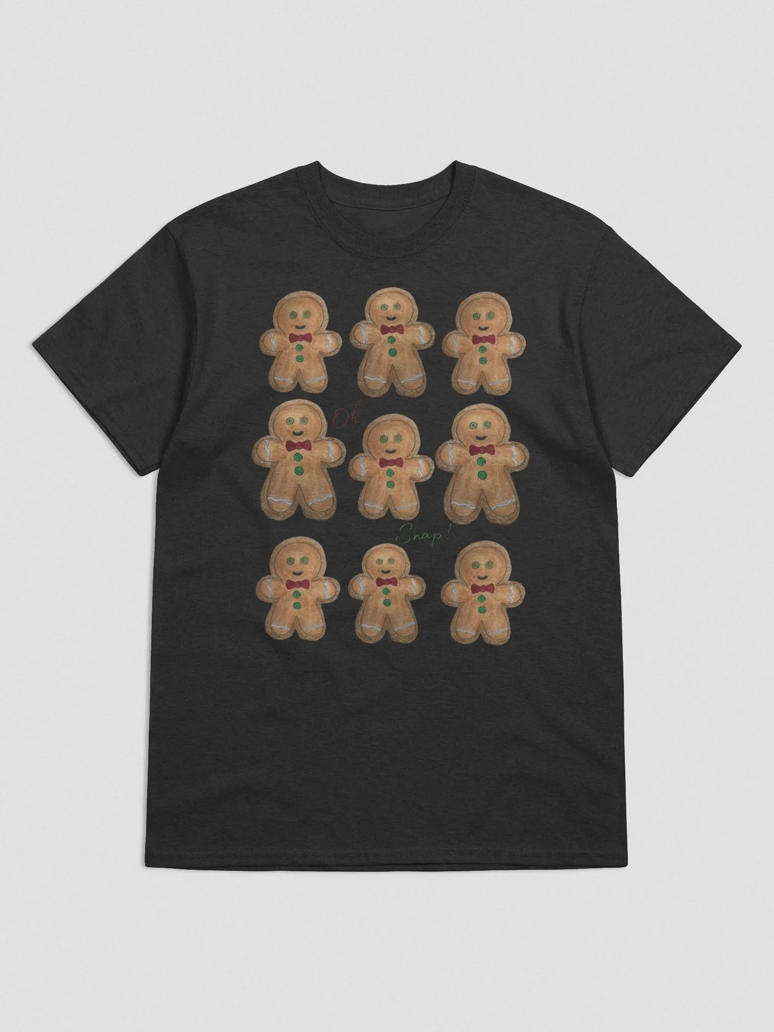 Oh, Snap Gingerbread Man Shirt in Coal product image (1)