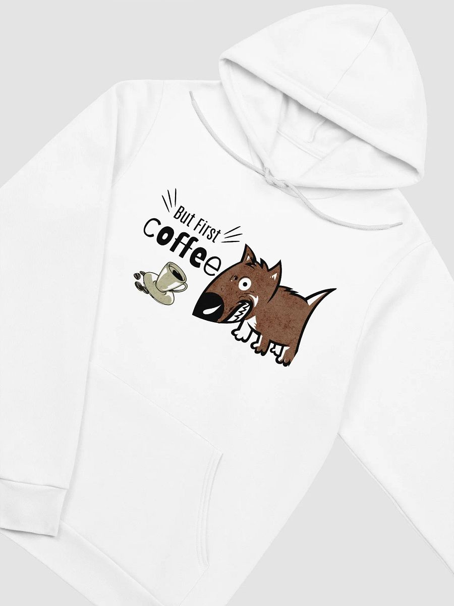 Bella+Canvas Supersoft Hoodie-Nervous Pup Needs Coffee product image (3)