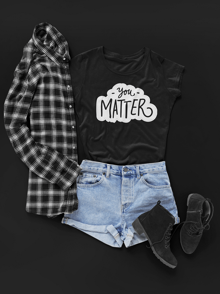 You Matter Black Unisex T-Shirt product image (1)