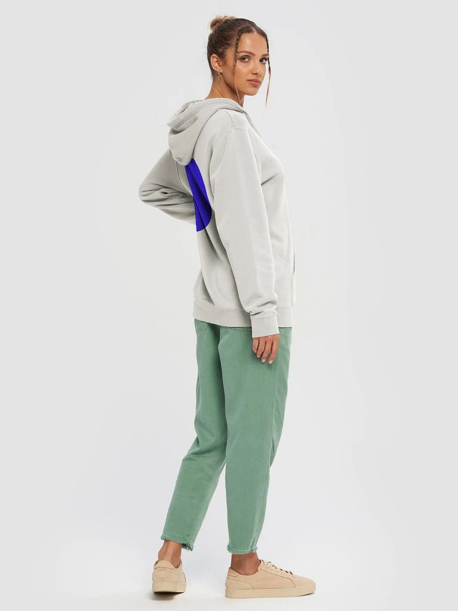 White hoodie (Dyed) product image (3)